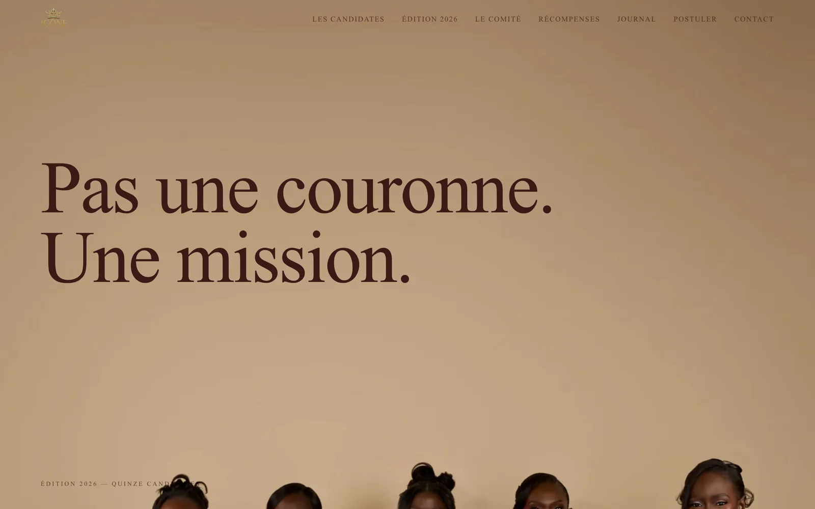 Aperçu du site Icône by AMFA